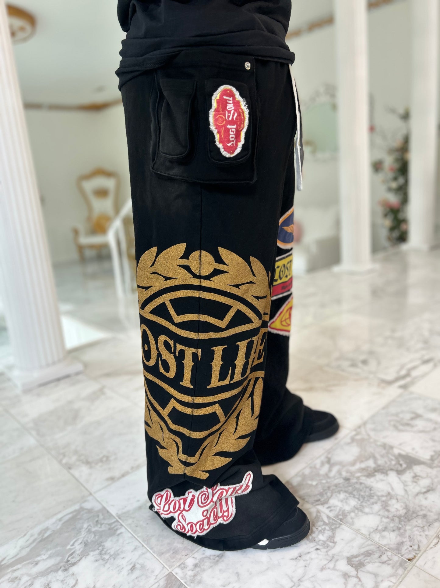 LOSTSOUL- FLARED SWEATPANTS