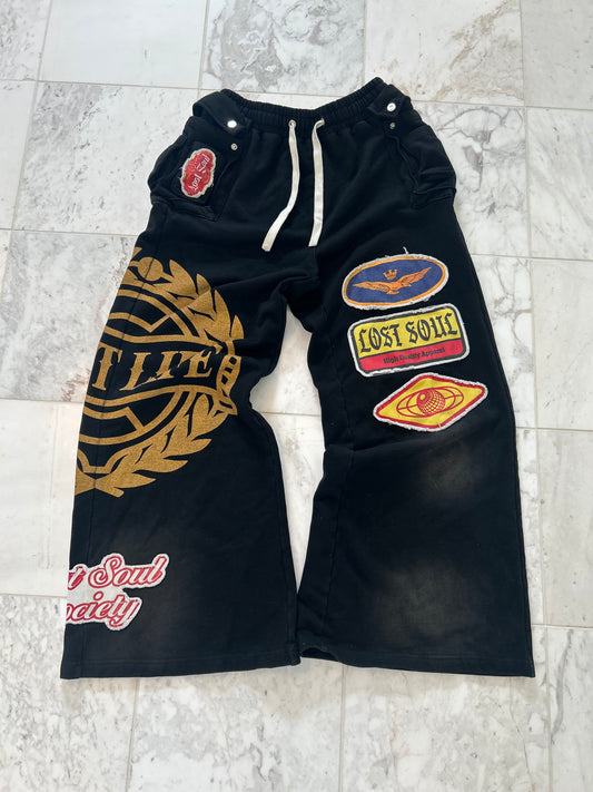 LOSTSOUL- FLARED SWEATPANTS